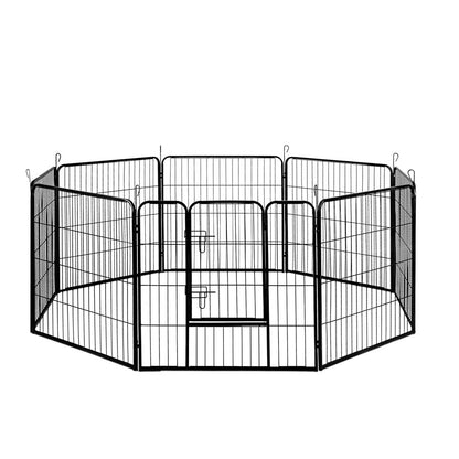 i.Pet 32" 8 Panel Dog Playpen Pet Exercise Cage Enclosure Fence Play Pen