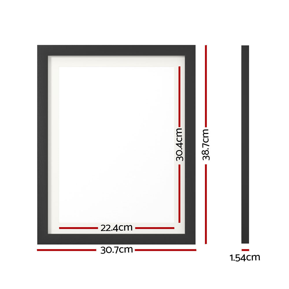 Artiss Photo Frame 3PCS Set Black