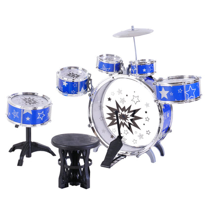 Keezi 11 Piece Kids Drum Set