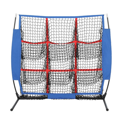 Everfit Soccer Net Baseball Pitching Football Goal Training Aid 9 Target Zone