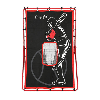 Everfit Baseball Net Rebound Pitching Kit Target Hitter 2 in 1 Training Aid