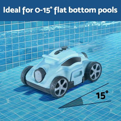 Aquabuddy Robotic Pool Cleaner Automatic Floor Vacuum Robot Swimming Cordless