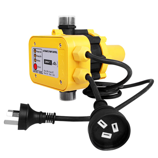 Giantz Water Pressure Pump Controller Auto Switch Control Electric Electronic Yellow