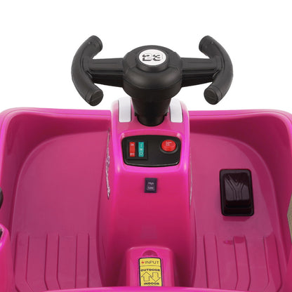 Rigo Kids Ride On Car Bumper Kart 6V Electric Toys Cars Remote Control Pink