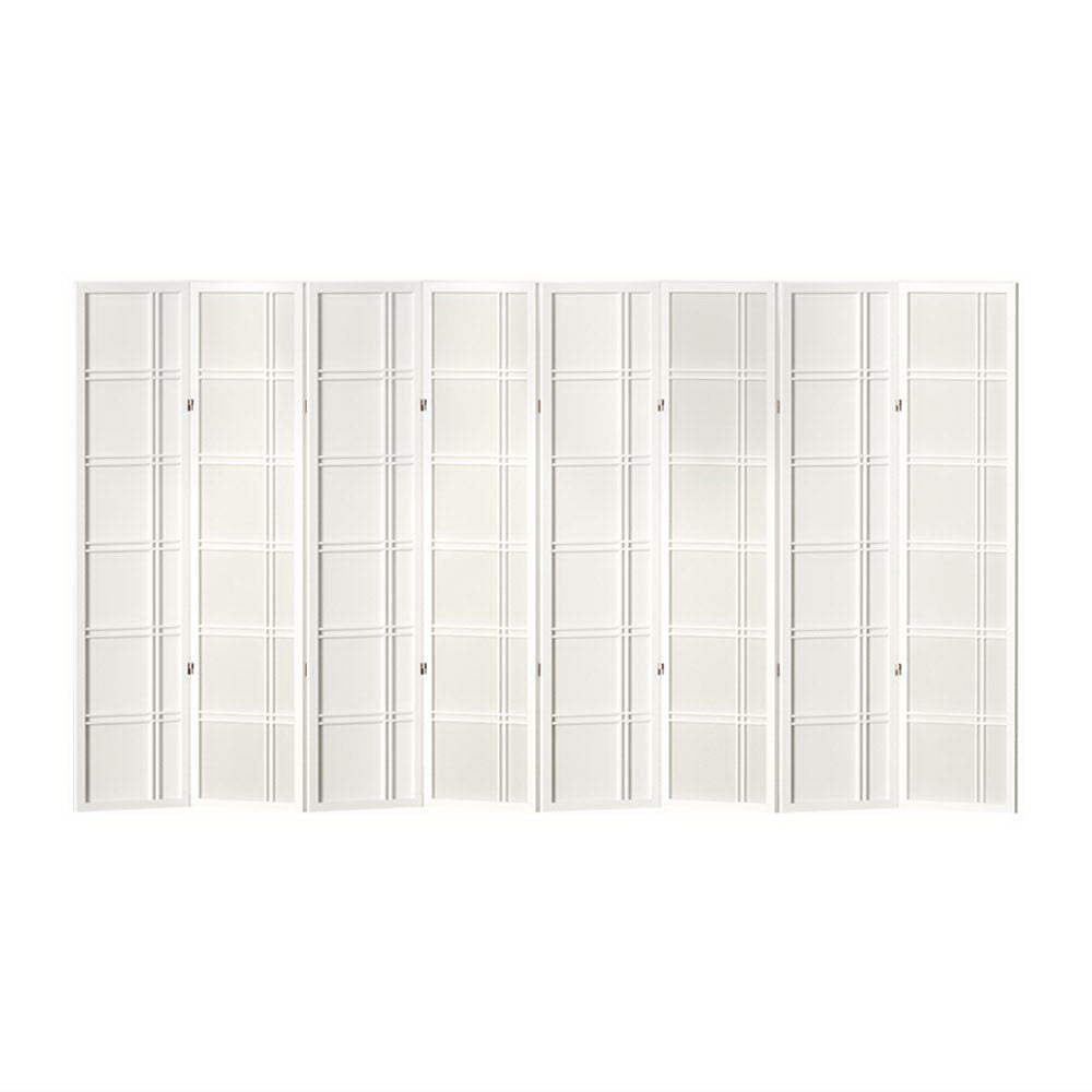 Artiss 8 Panel Room Divider Screen 353x179cm Nova White