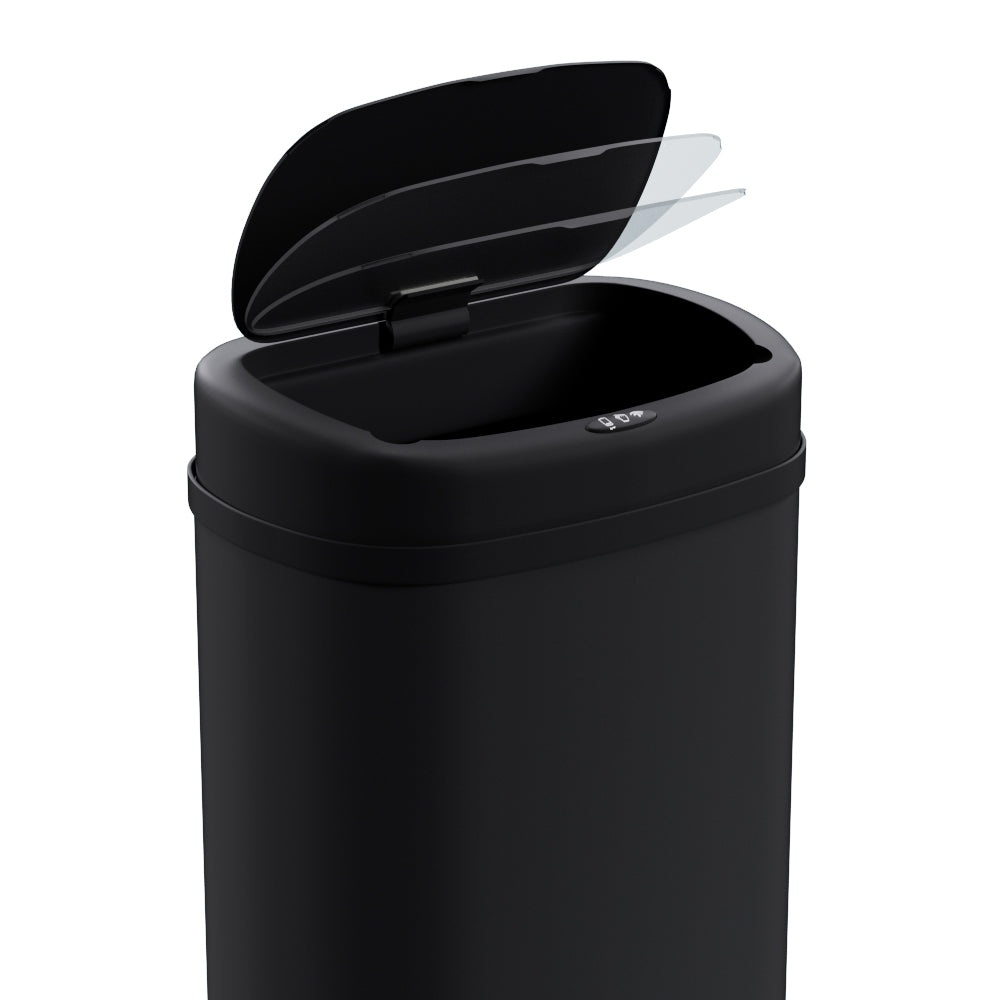 Devanti 50L Sensor Bin Motion Rubbish Automatic Black