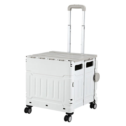 Emajin Shopping Trolley Cart 75L Foldable White