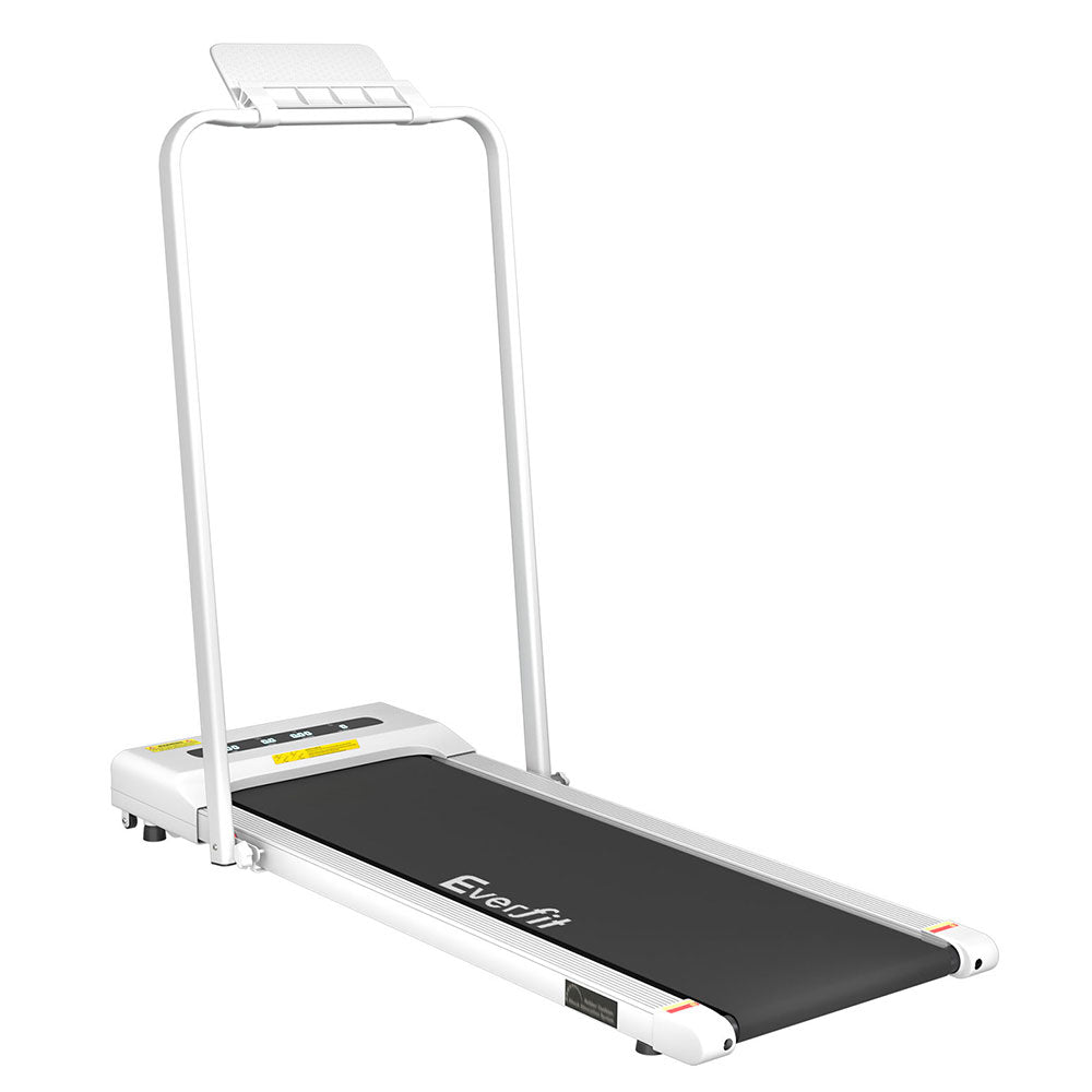 Everfit Treadmill Electric Walking Pad Under Desk Home Gym Fitness 380mm White