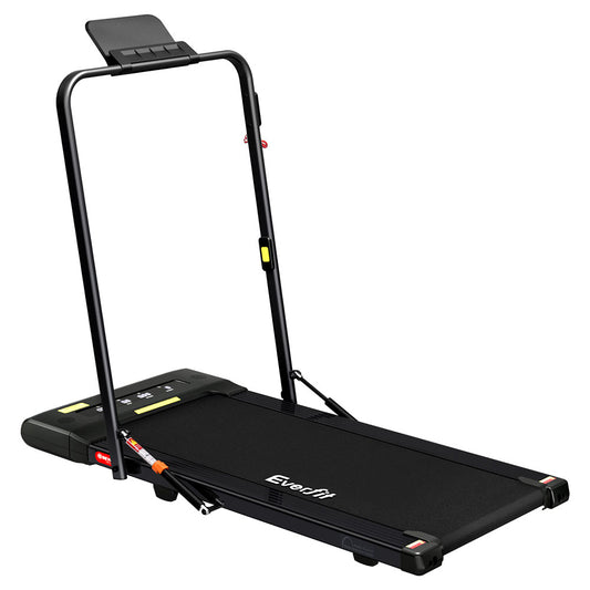 Everfit Treadmill Electric Walking Pad Under Desk Home Gym Fitness 400mm Black