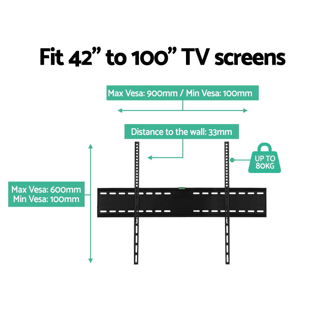 Artiss TV Wall Mount Bracket for 42"-100" TVs