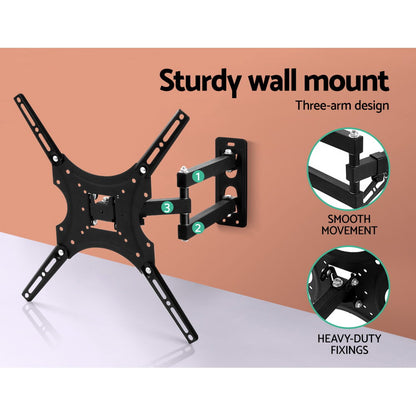 Artiss TV Wall Mount Bracket for 24"-50" LED LCD TVs Full Motion Strong Arms