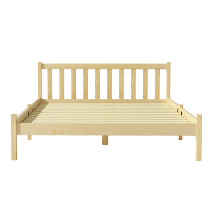 Artiss Bed Frame Double Size Wooden Oak SOFIE