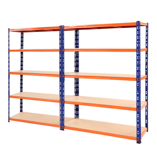 Giantz 2.4Mx1.8M Garage Shelving Warehouse Rack Pallet Racking Storage Blue