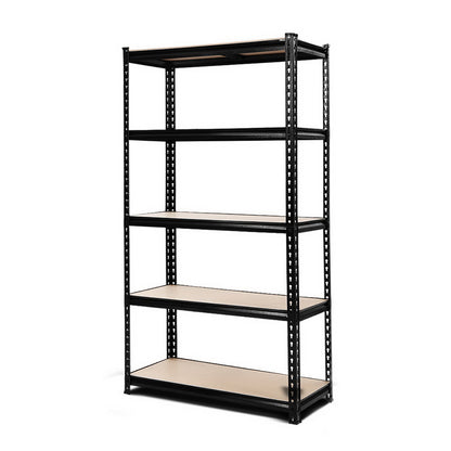 Giantz 1.5M Garage Shelving Warehouse Rack Pallet Racking Storage Shelve Black