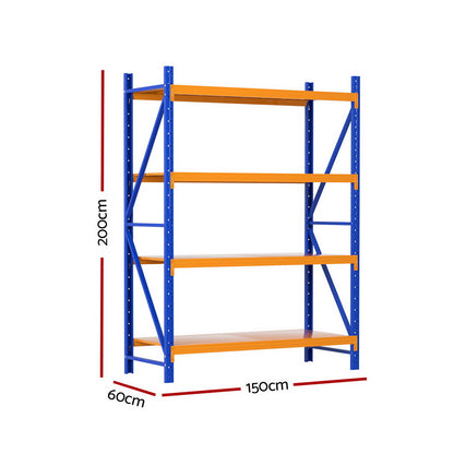 Giantz 2Mx1.5M Warehouse Shelving Garage Rack