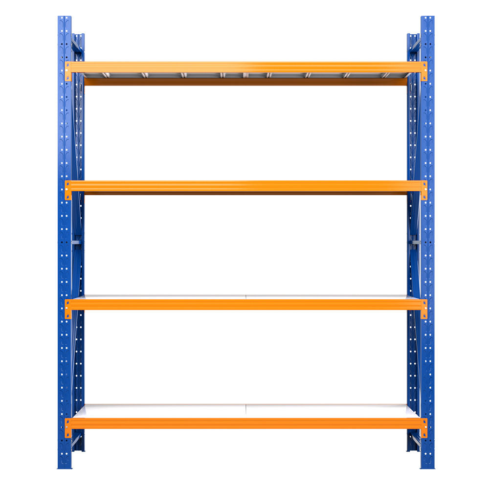 Giantz 2.4Mx2M Garage Shelving Warehouse Rack Pallet Racking Storage Shelf Blue